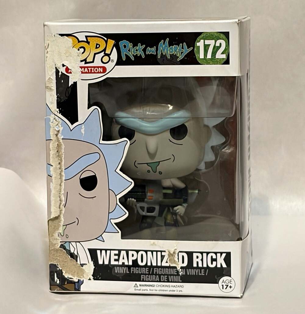 Funko Pop! Animation Rick and Morty Weaponized Rick #172 Boxed Vinyl Figure